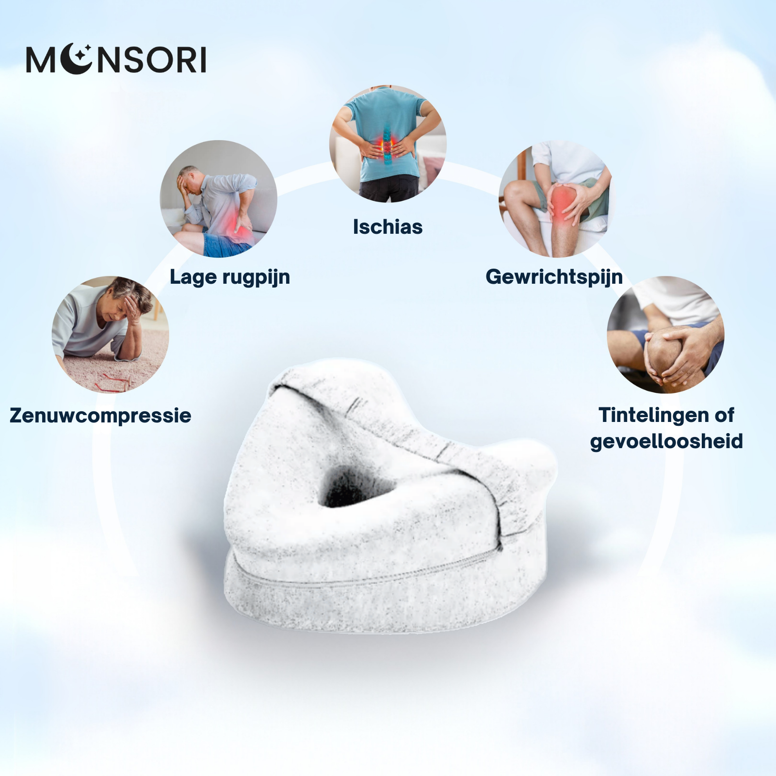 Lunava™ – Ergonomisch Heupkussen