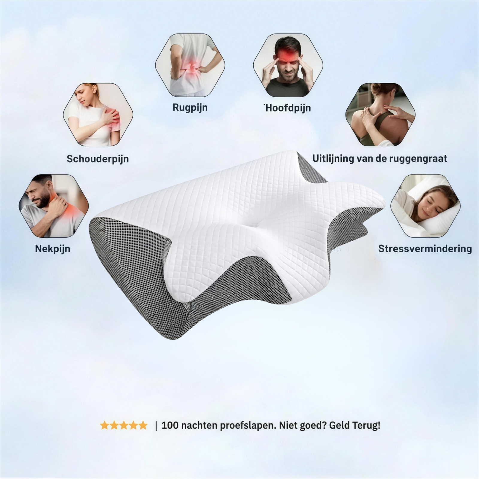 Lunava™ Ergonomisch Kussen 2.0