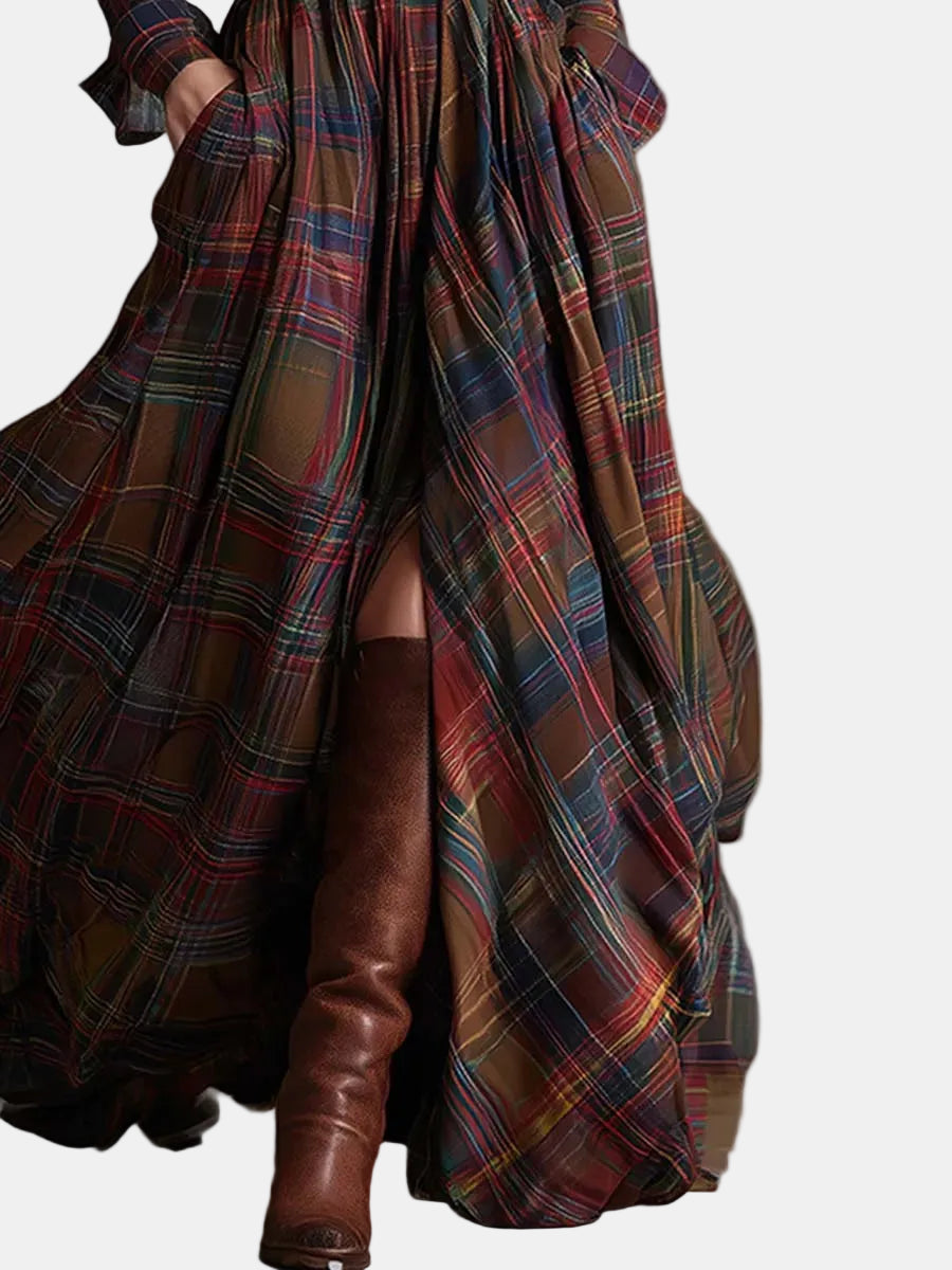 Livia | Chemisier jurk met