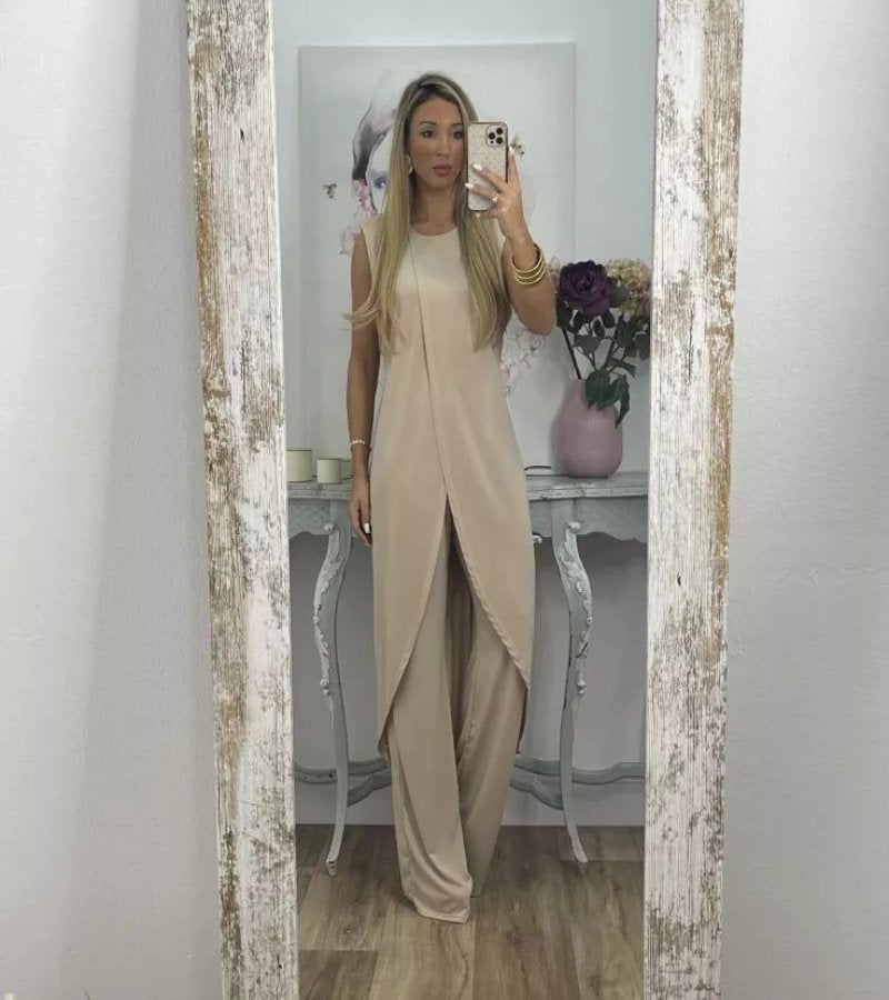 Flavia - Chic Mouwloos Set