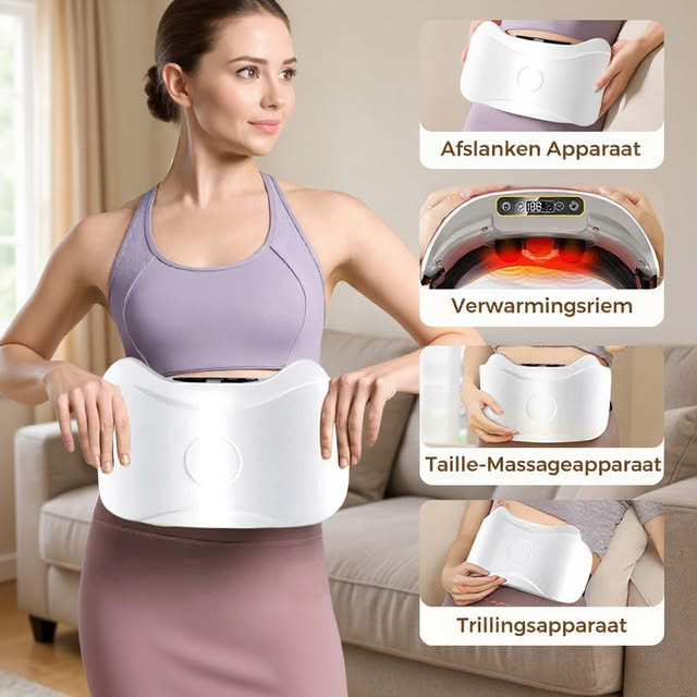 Elektrische draadloze buikmassager💥 Verbrand vet en bevorder de spijsvertering