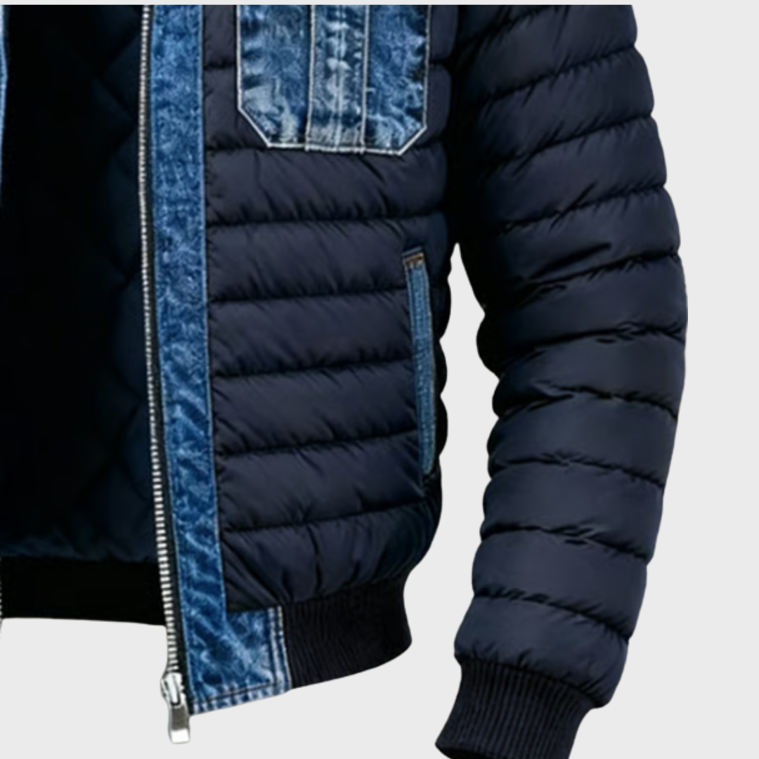 Erik | Gewatteerd denimjack