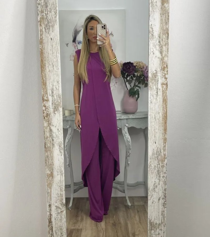 Flavia - Chic Mouwloos Set