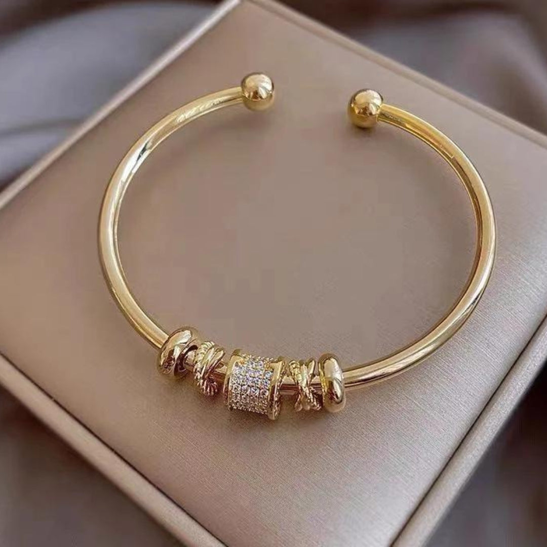 Verstelbare Armband met Gouden Charms