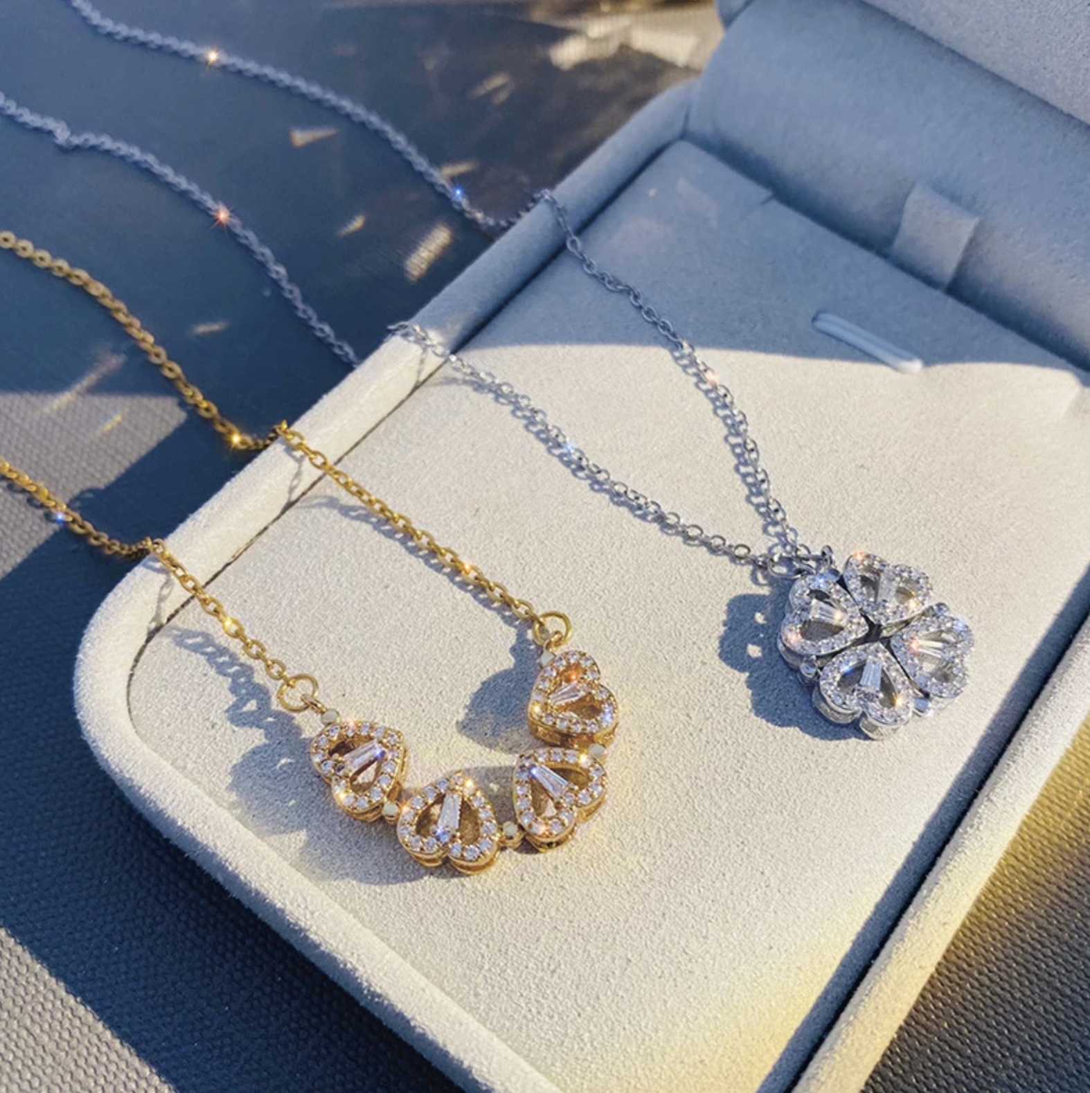 Ketting Klavertje 4 Harten