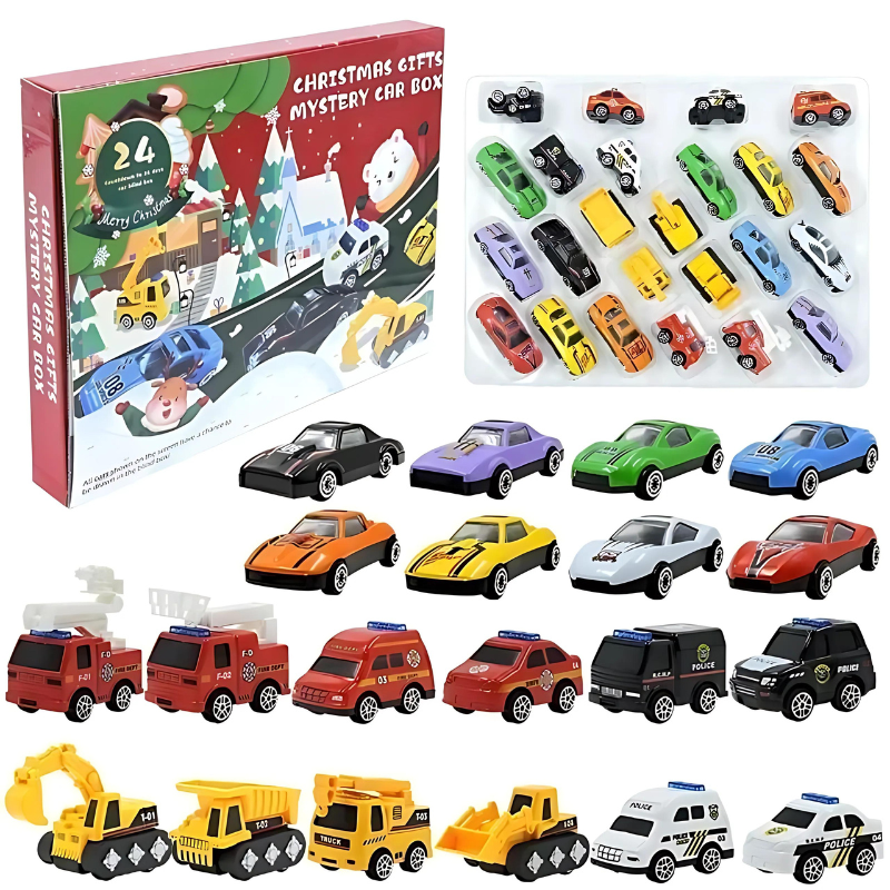 Alloy toycar adventskalender