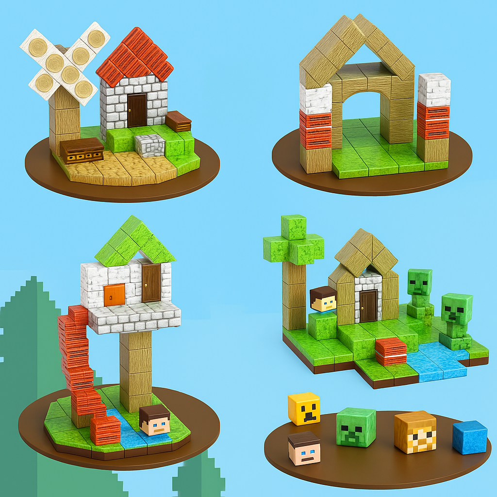 MagnaCraft™ – Magnetische Bouwblokken geïnspireerd op Minecraft