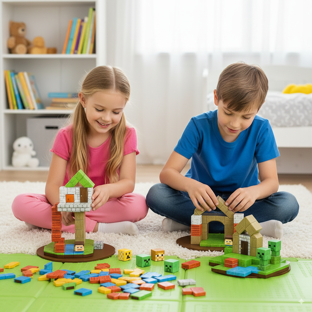 MagnaCraft™ – Magnetische Bouwblokken geïnspireerd op Minecraft