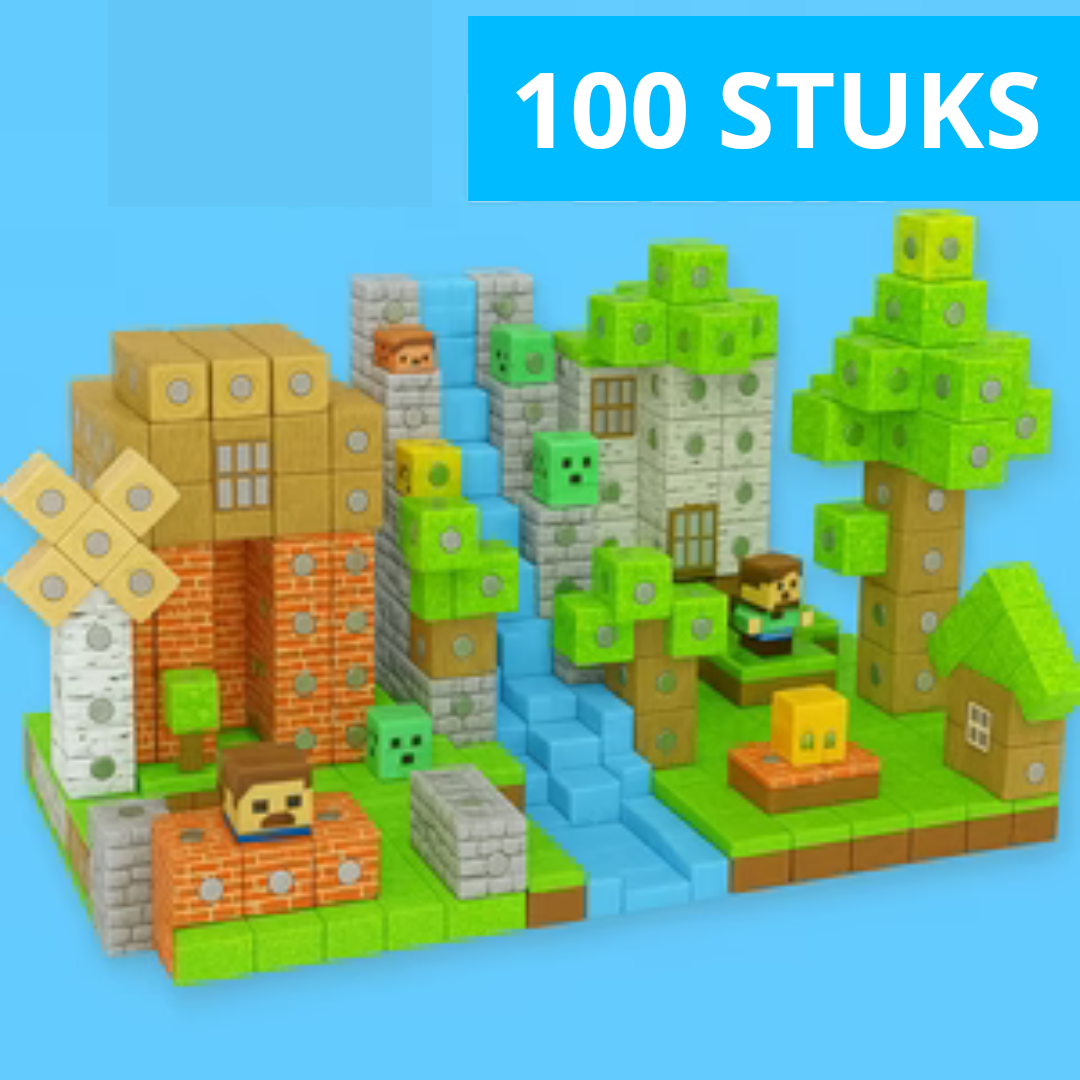 MagnaCraft™ – Magnetische Bouwblokken geïnspireerd op Minecraft