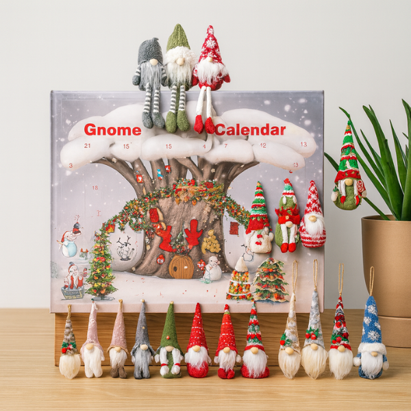 Premium gnome kerstkalender