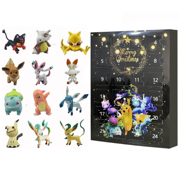 Pokémon adventskalender kerst editie