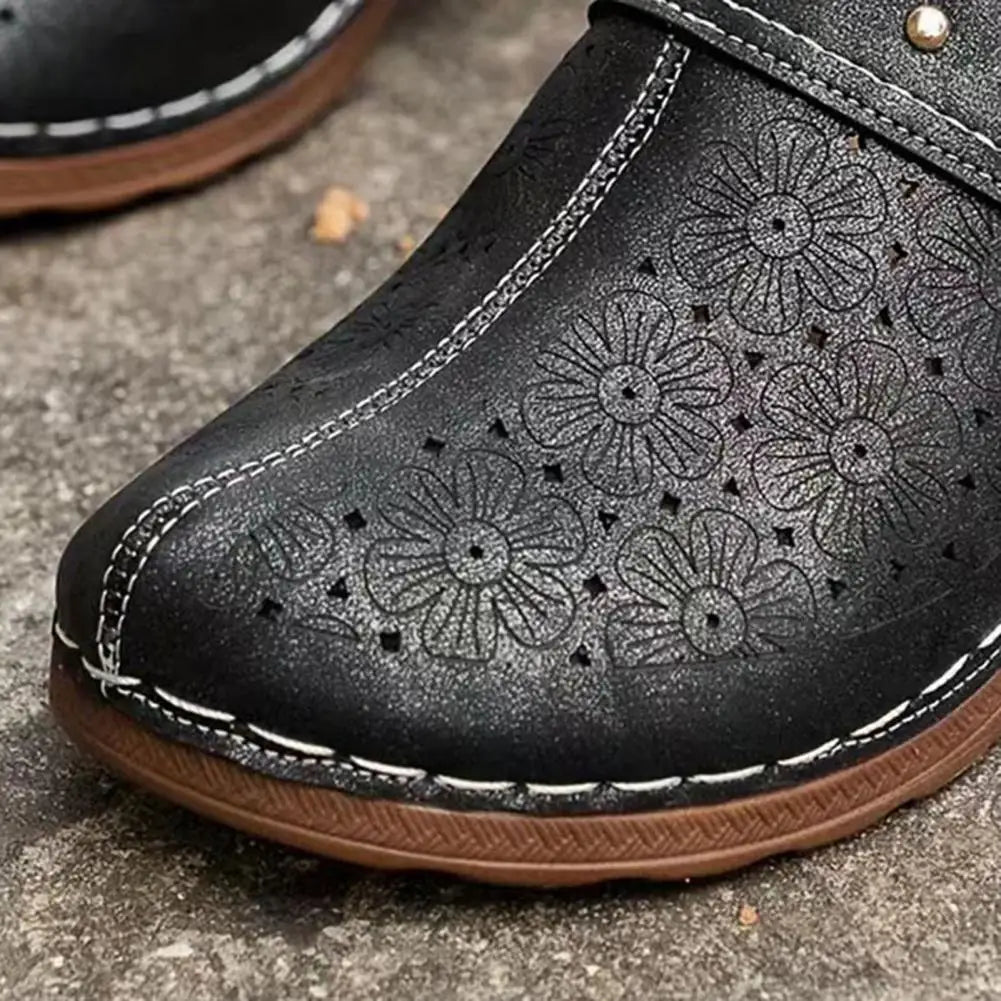 Livia™ Chunky Platform Sandalen – Gesloten Teen & Comfortabele Instap