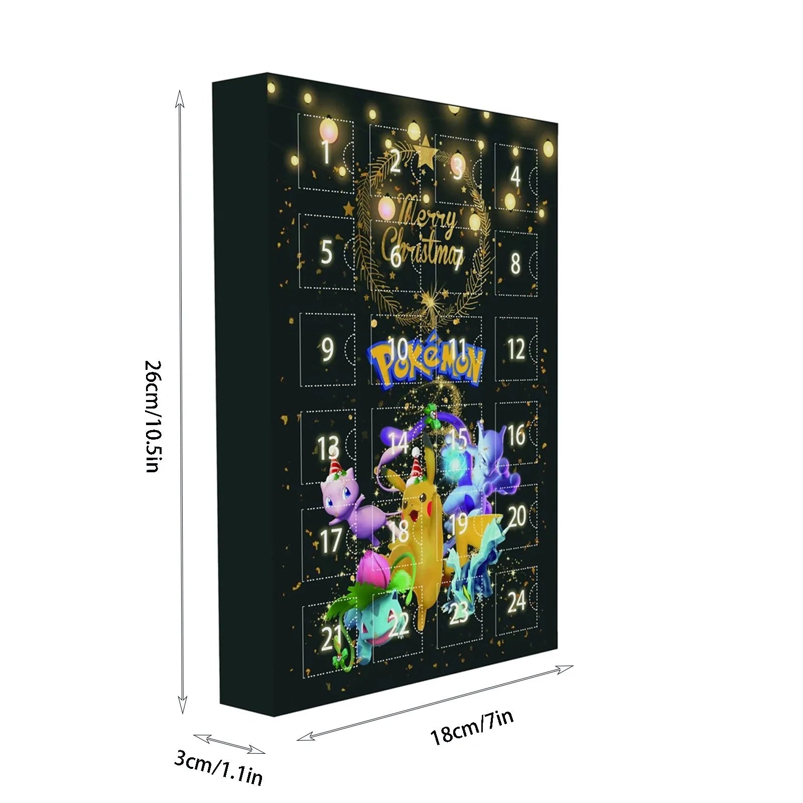 Pokémon adventskalender kerst editie