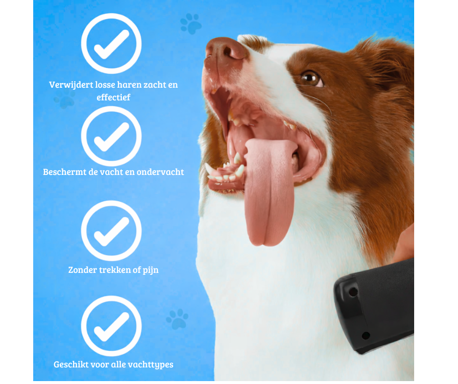 Brushly™ – Zachte Ontklit & Verzorgborstel