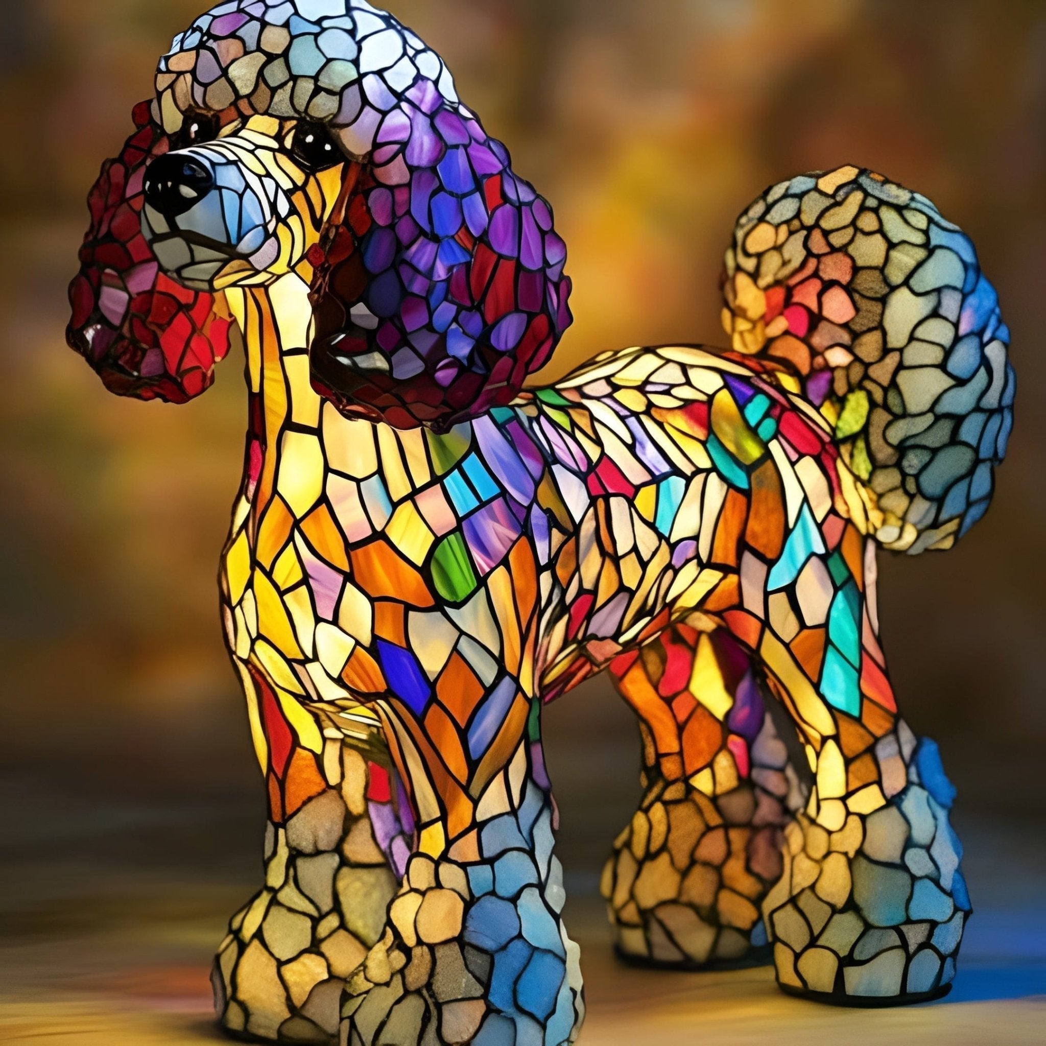 Animal Glow™ | Handgemaakte Tiffany-lamp
