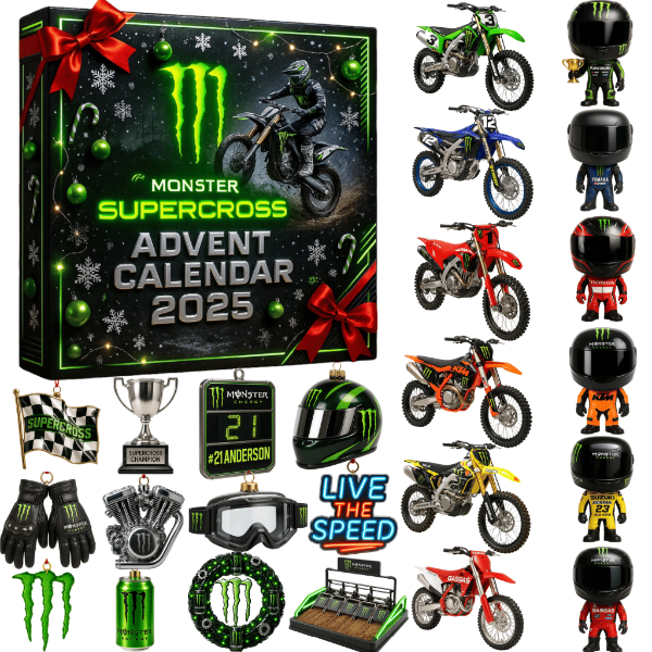 🔥 Limited Edition – Only 100 sets available! 🏍️ Monster Energy Supercross Advent Calendar 2025