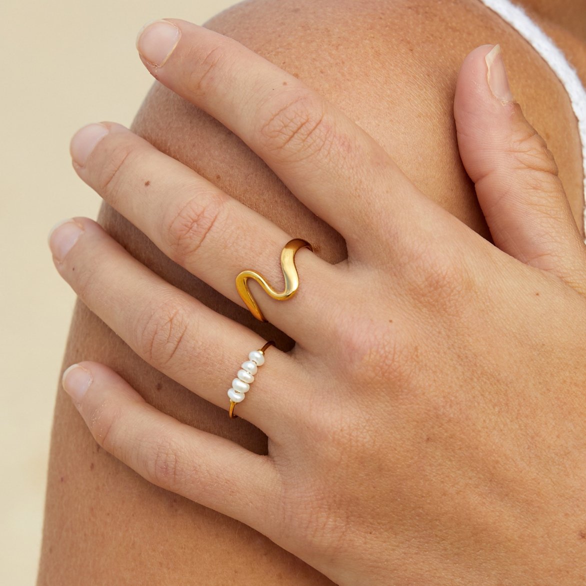 Onda Dorata Ring