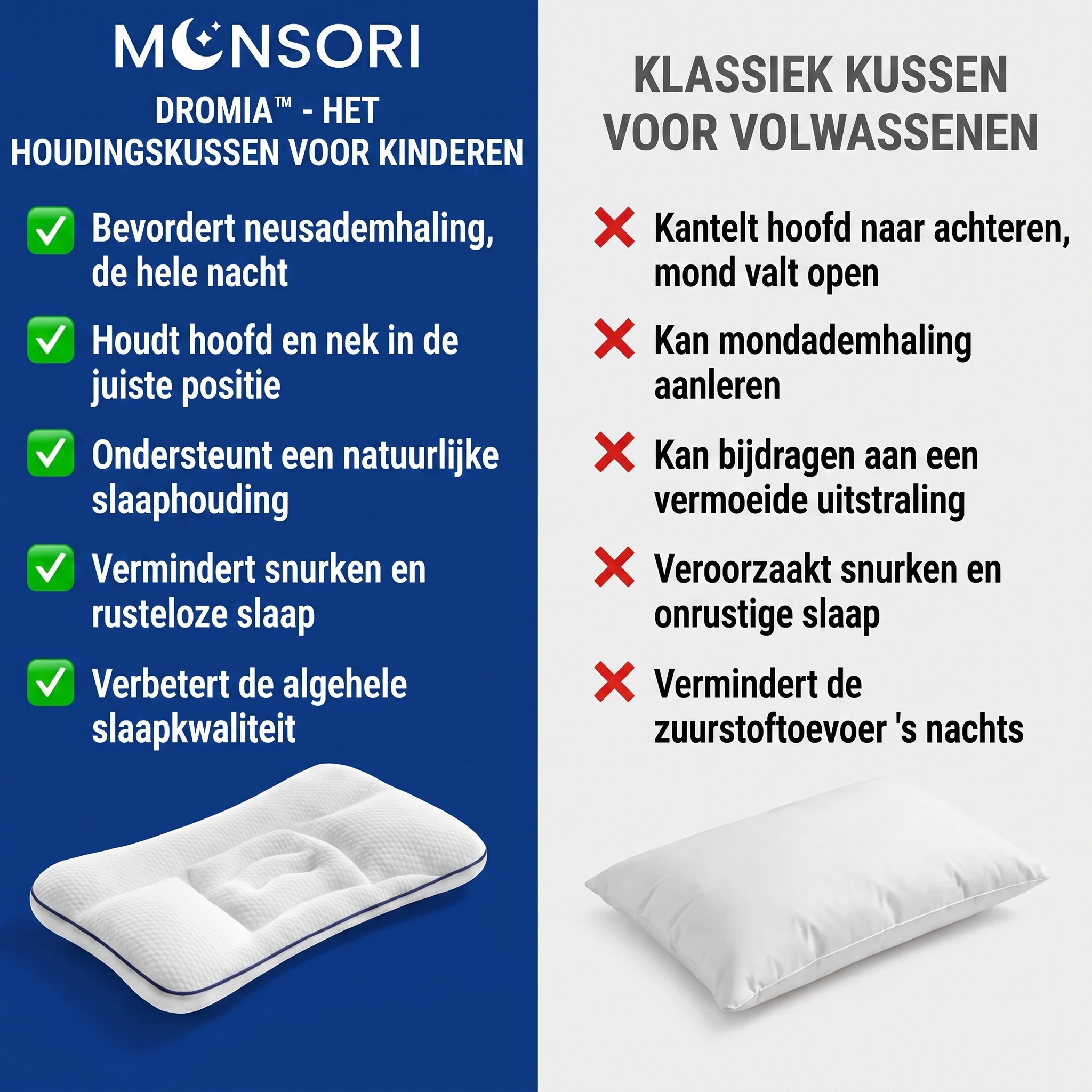 Dromia™ - Het houdingskussen voor kinderen