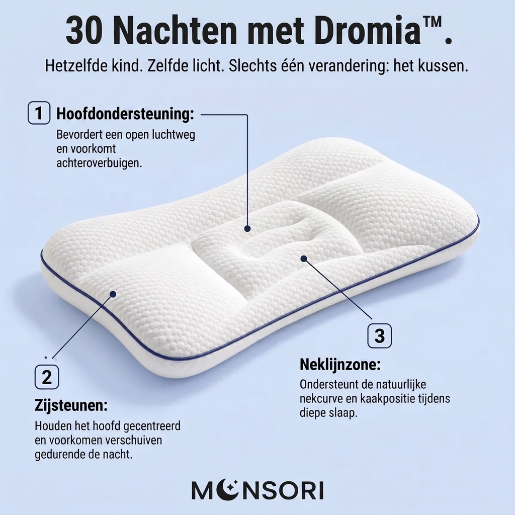 Dromia™ - Het houdingskussen voor kinderen.