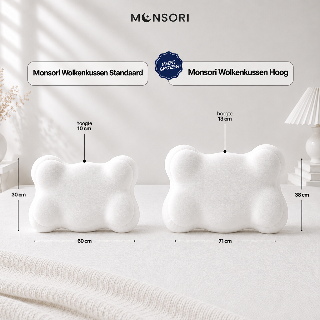 Monsori - Ergonomisch Wolkenkussen
