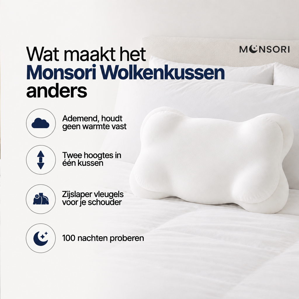 Monsori - Ergonomisch Wolkenkussen