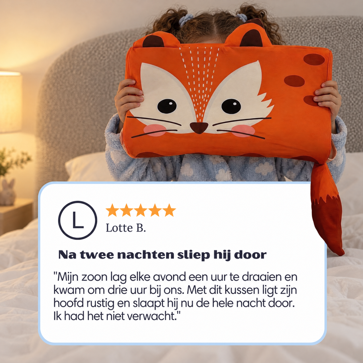 Kalmio™ – Het Kalmerende Knuffelkussen voor Kinderen