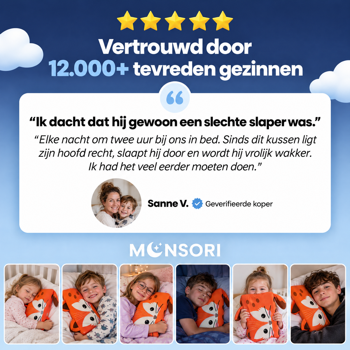 Kalmio™ – Het Kalmerende Knuffelkussen voor Kinderen