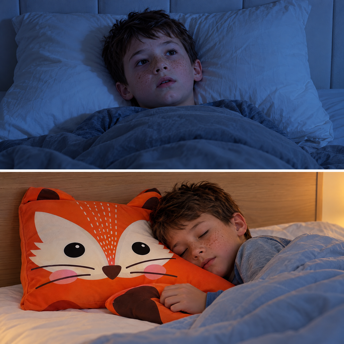 Kalmio™ – Het Kalmerende Knuffelkussen voor Kinderen