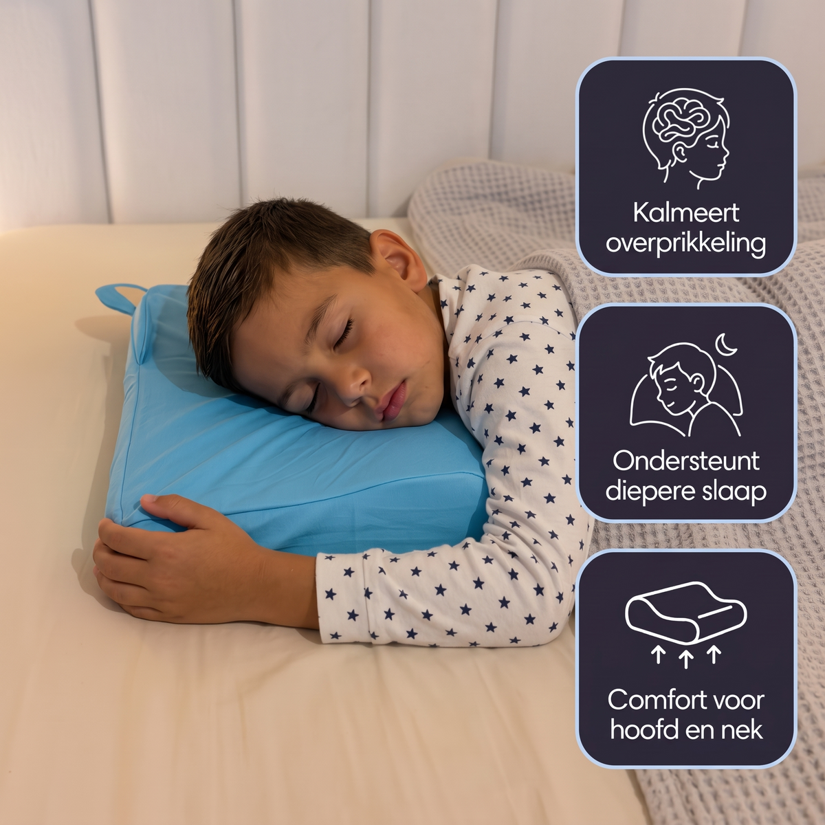 Kalmio™ – Het Kalmerende Knuffelkussen voor Kinderen
