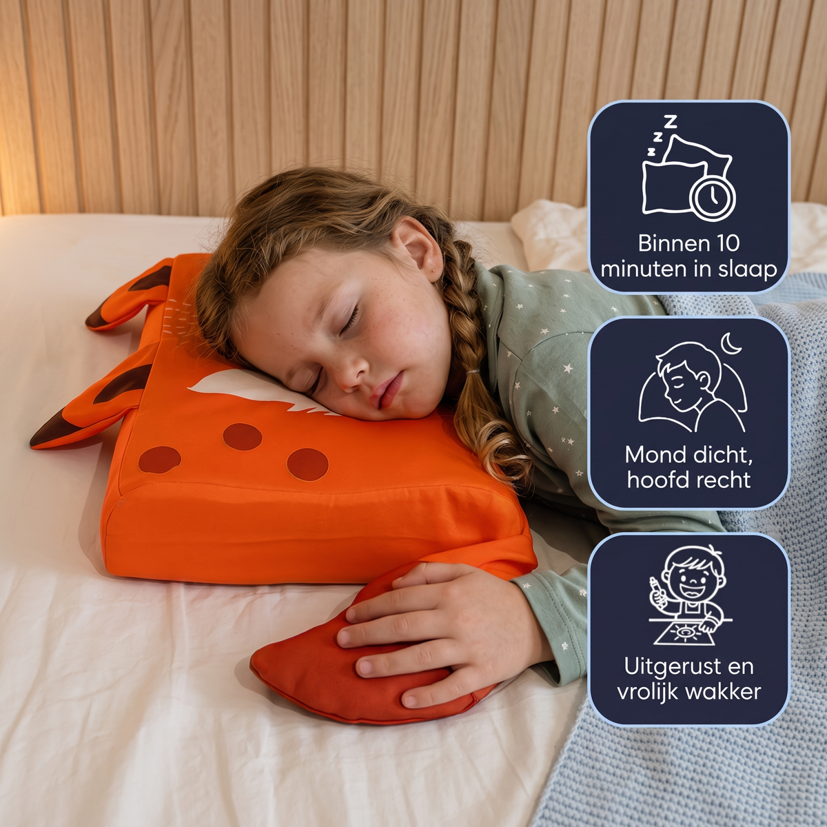 Kalmio™ – Het Kalmerende Knuffelkussen voor Kinderen