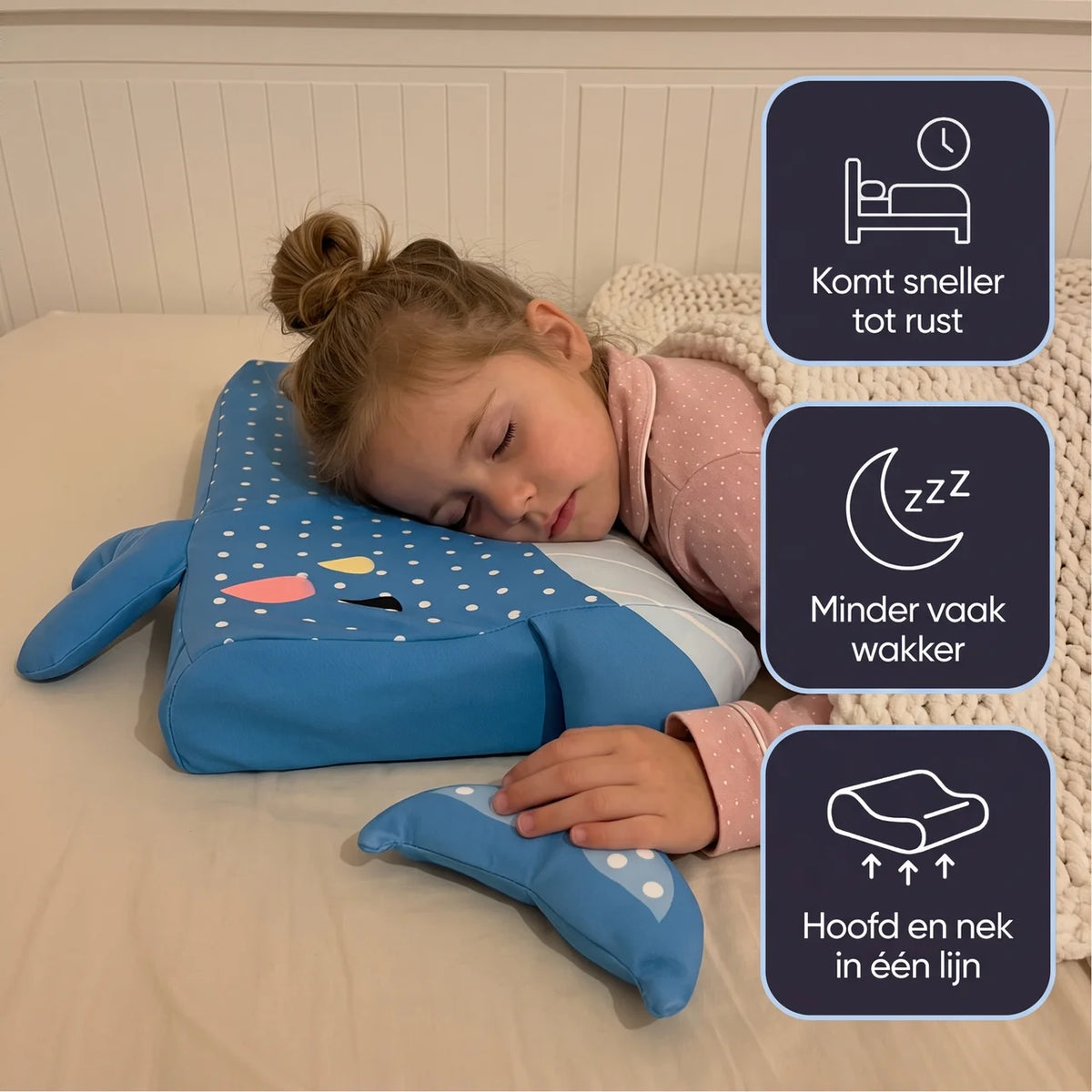 Kalmio™ – Het Kalmerende Knuffelkussen voor Kinderen