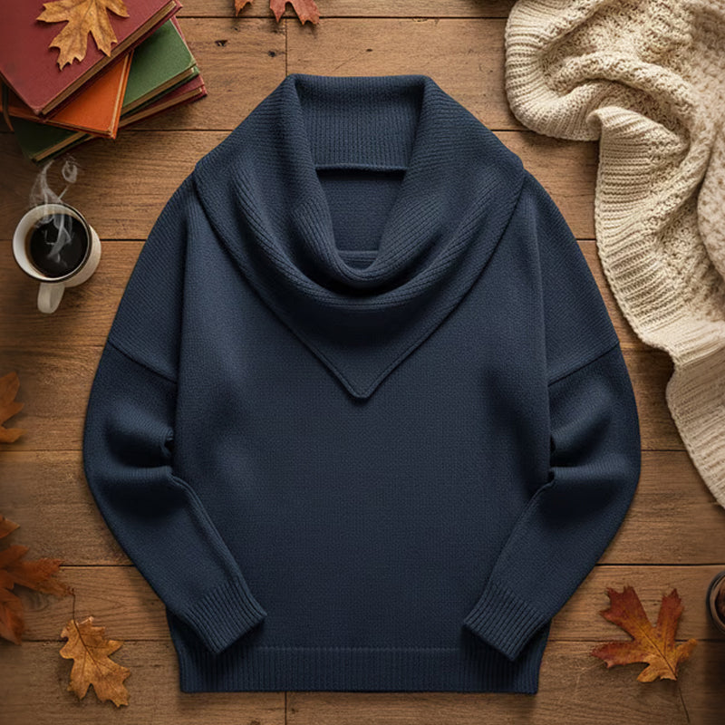 Amber™ | Dames Trui met Elegante Driehoekshals