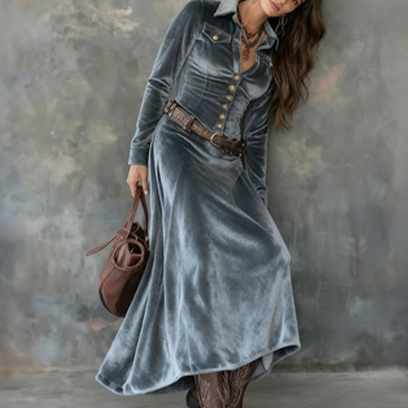 Vena™ | Moderne Vloeiende Maxijurk